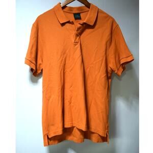 Kent & Curwen Orange Cotton Pique Polo Shirt Men's XL